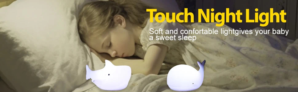 Mini Kawaii Baby Night - Lamp 7 Color-changing - Eye Protection - Bedroom Bedside Nightlight