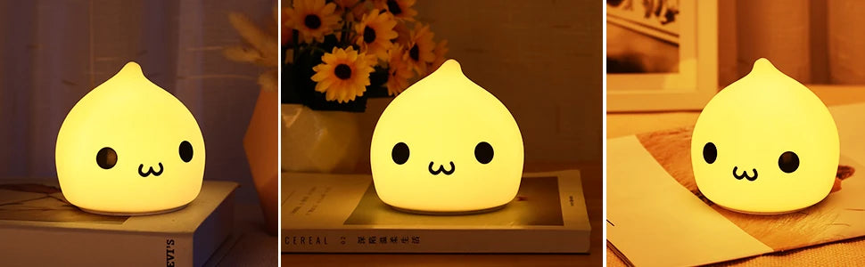 Mini Kawaii Baby Night - Lamp 7 Color-changing - Eye Protection - Bedroom Bedside Nightlight