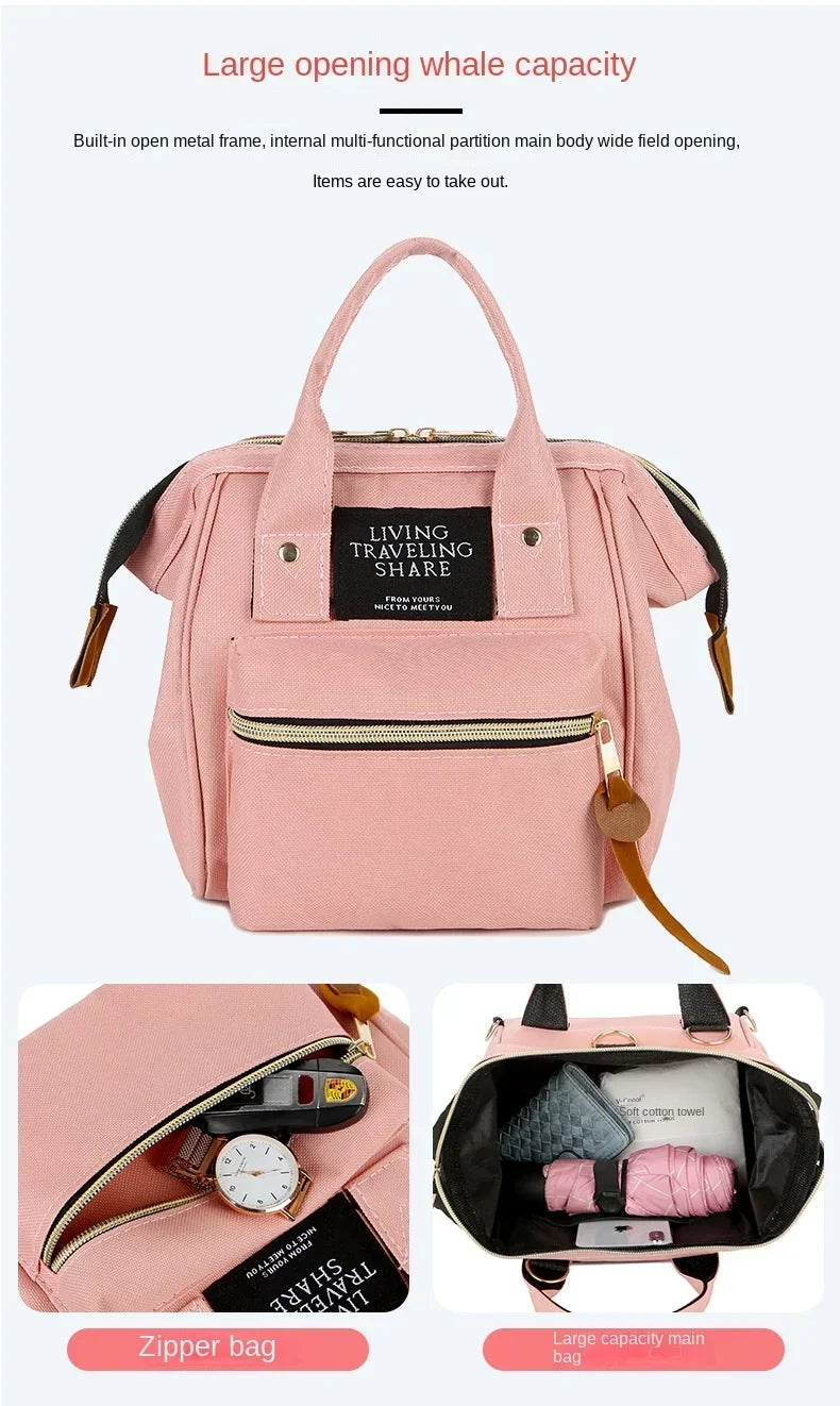 Small size mother and baby travel backpack