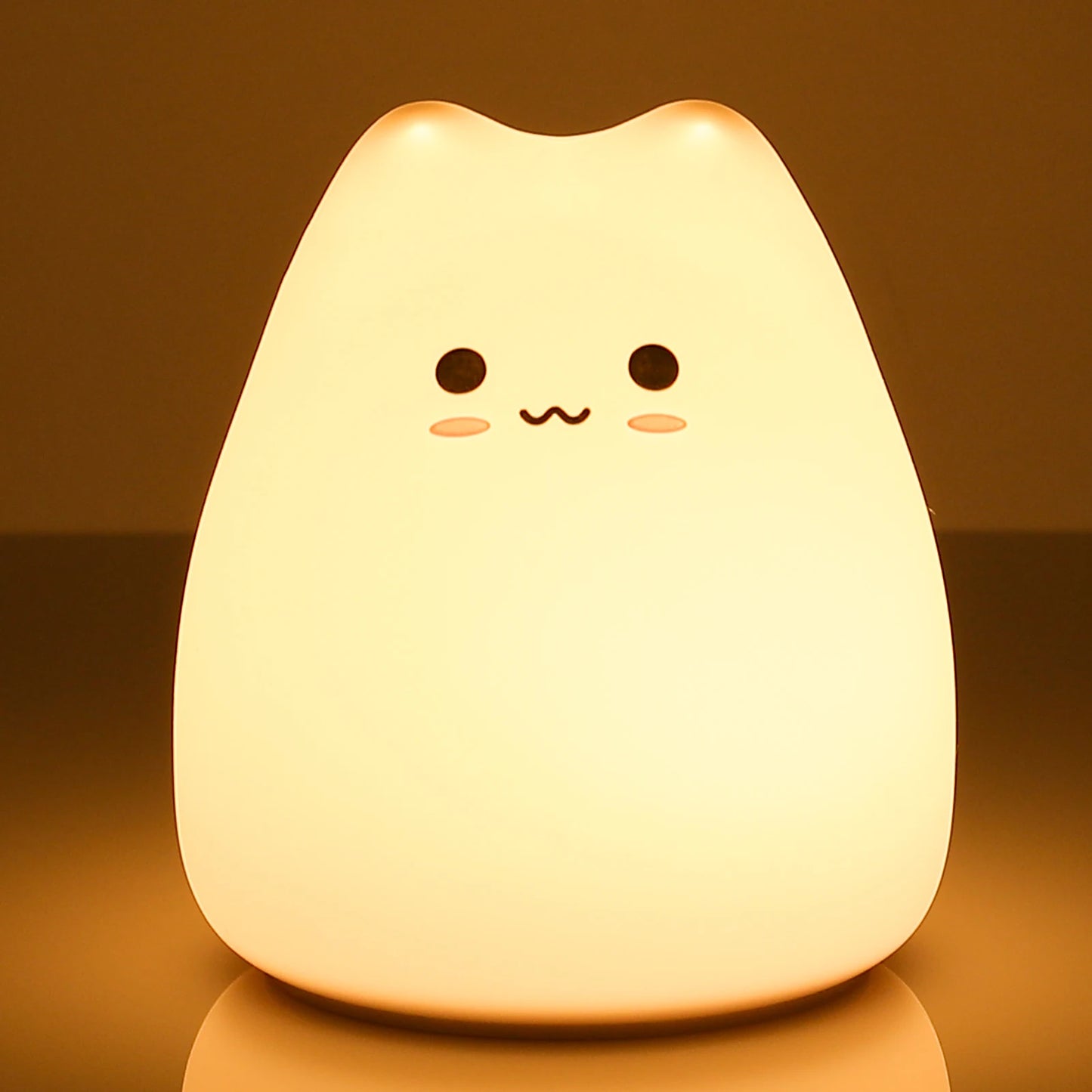 Mini Kawaii Baby Night - Lamp 7 Color-changing - Eye Protection - Bedroom Bedside Nightlight