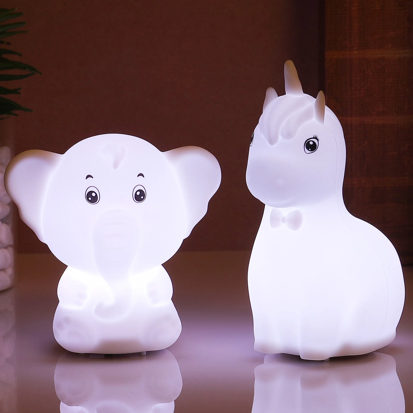 Mini Kawaii Baby Night - Lamp 7 Color-changing - Eye Protection - Bedroom Bedside Nightlight